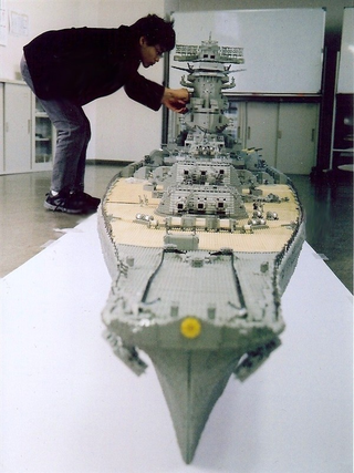 Illustration for article titled Lego Battleship Yamato Is Biggest Lego Ship Ever